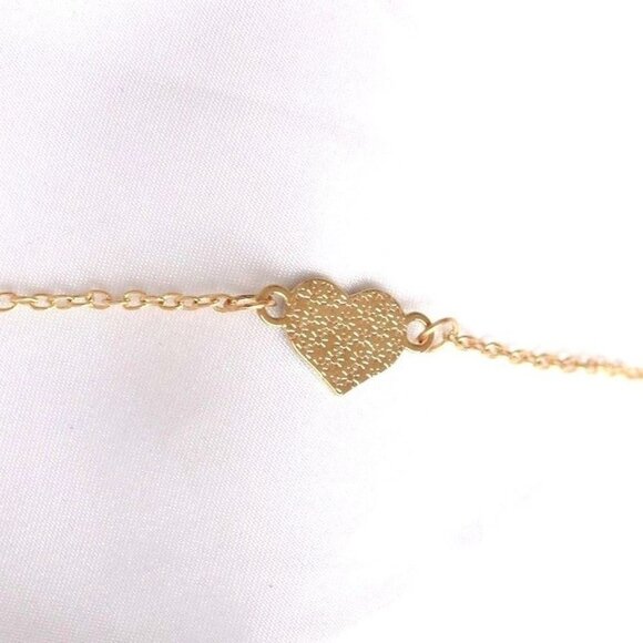 Kylie Anna Marie Sweet Heart Minimalist Bracelet Creamy White Gift Packaged - Picture 3 of 9